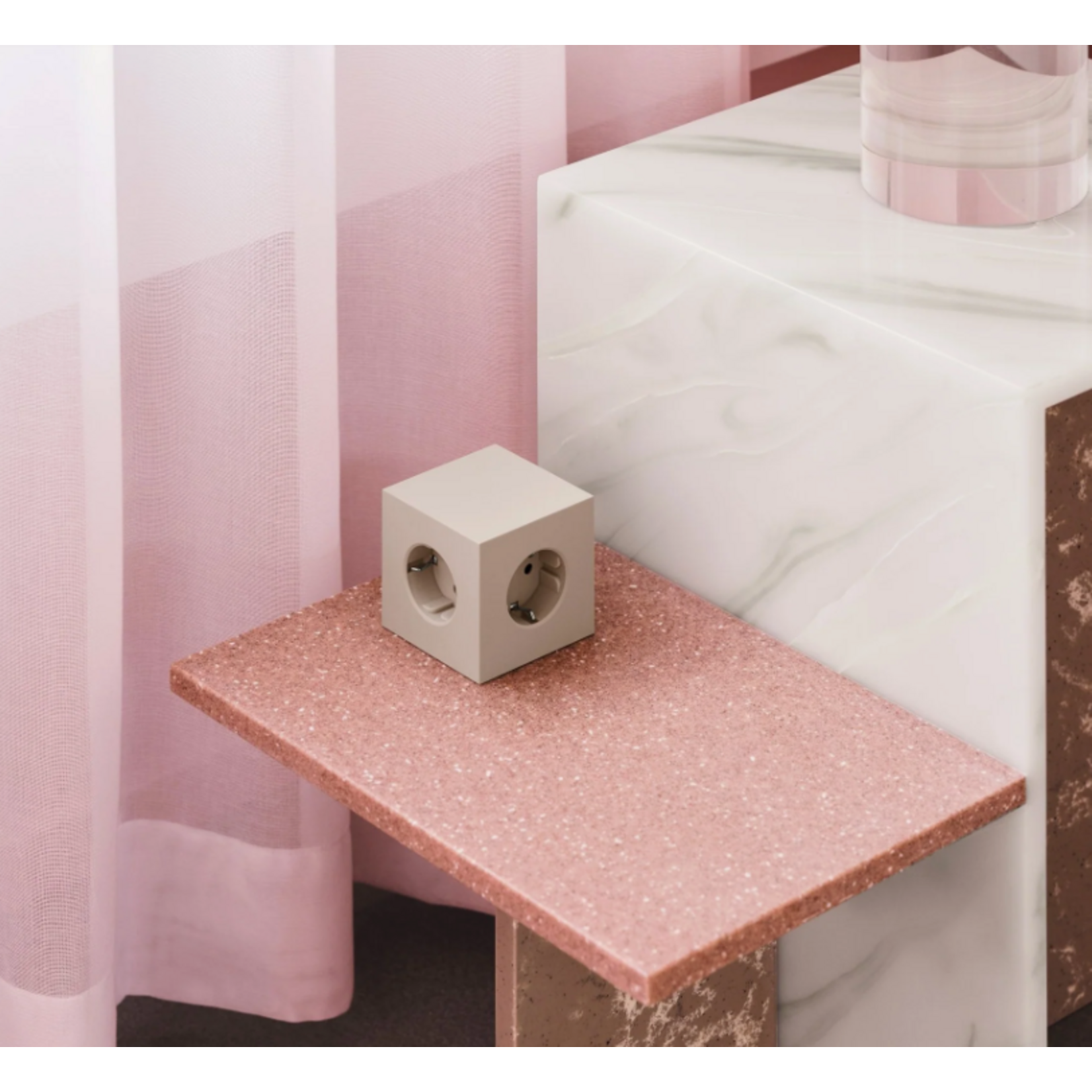 AVOLT AVOLT - Square 1 - Adapter - 30W - Dual USBC - 1.8m - Nomad Sand (beige)