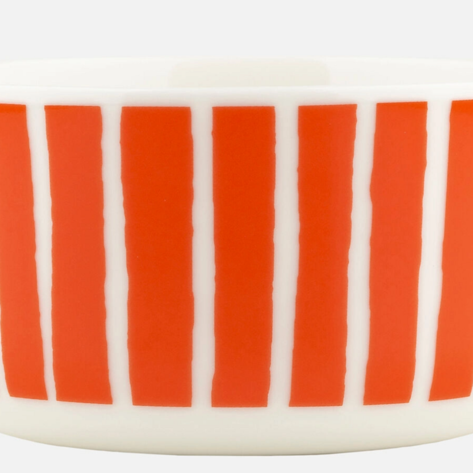 Marimekko Marimekko - Piccolo - Kom - 5dl - Oranje wit gestreept