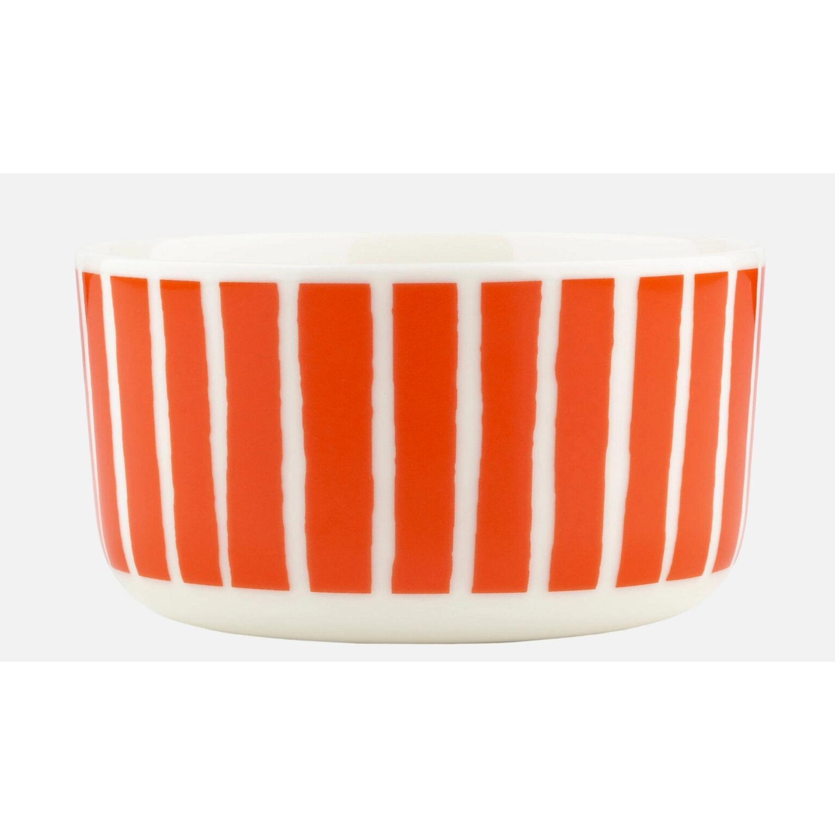 Marimekko Marimekko - Piccolo - Kom - 5dl - Oranje wit gestreept