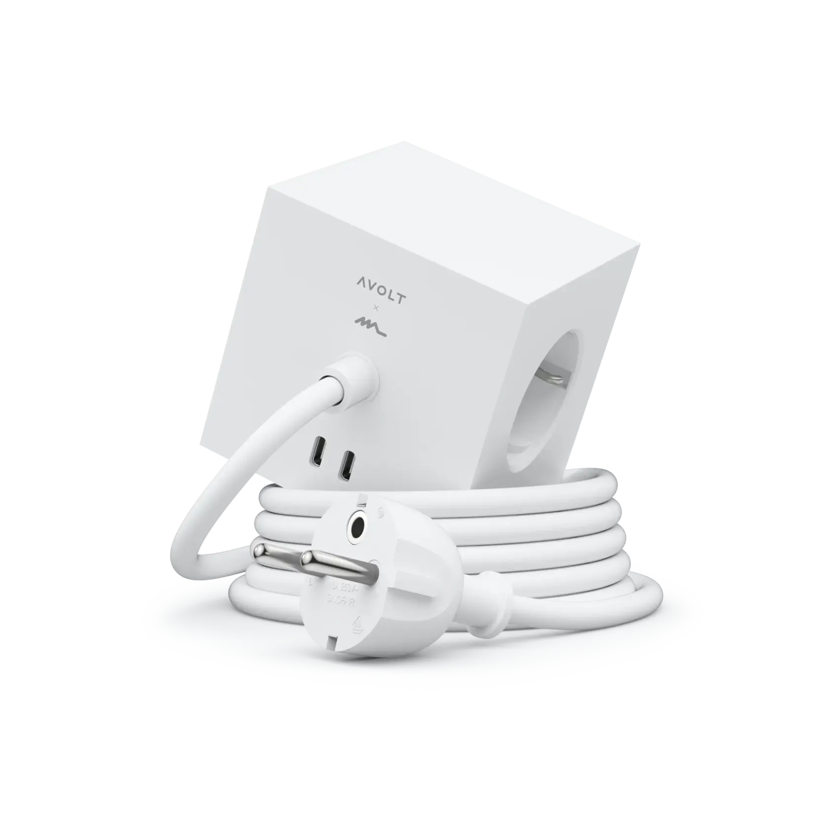 AVOLT AVOLT - Square 1 - Adapter - 30W - Dual USBC - 1.8m - Opal White