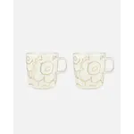 Marimekko Oiva / Piirto Unikko - Tasse - 4 dl - 2 stuks