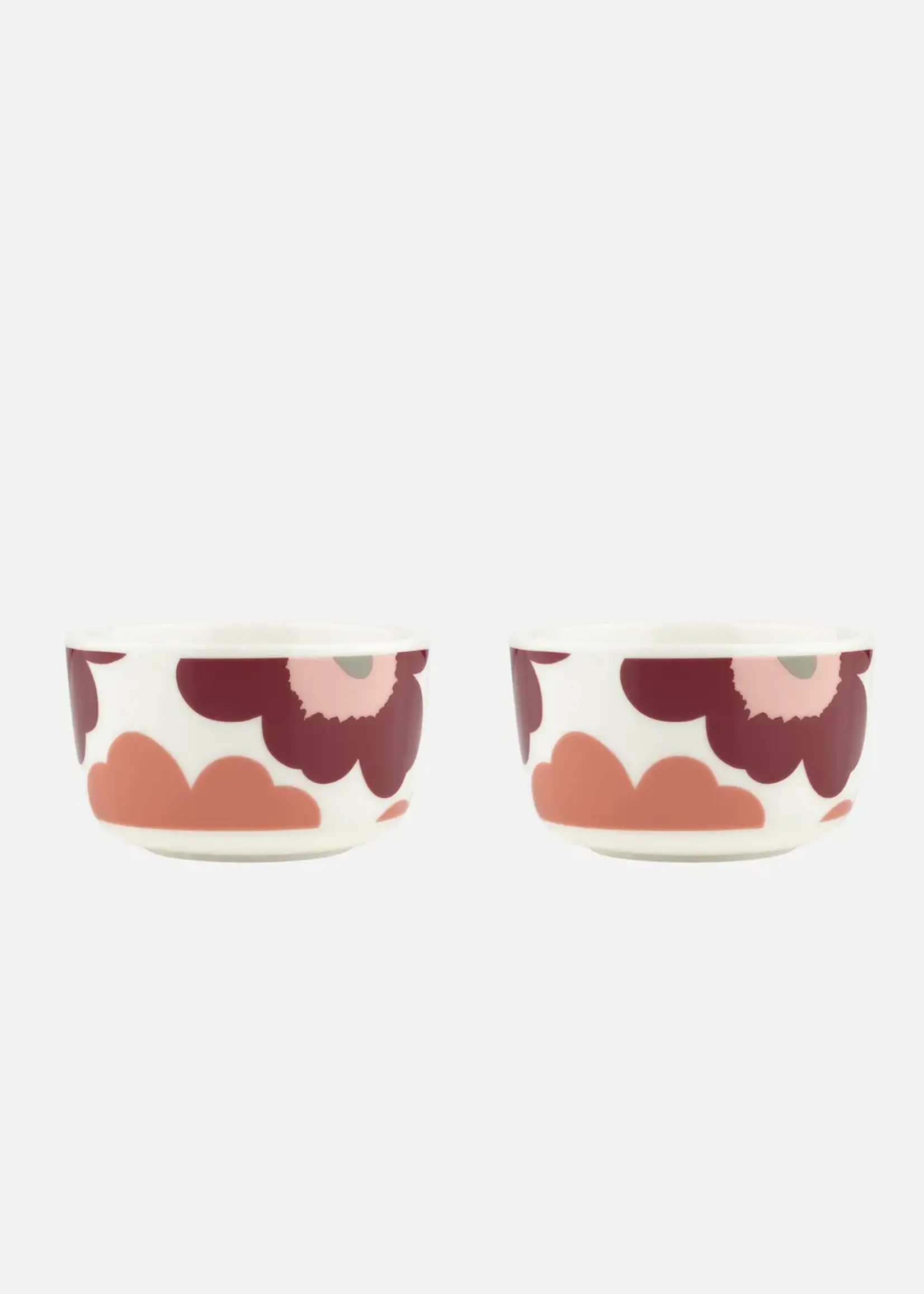 Marimekko Oiva / Unikko - Bowl - 2,5dl - 2 stuks