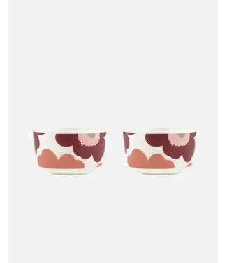 Marimekko Oiva / Unikko - Cuvette - 2,5dl - 2 stuks