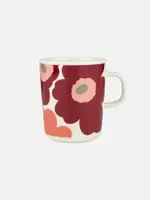marimekko Marimekko - Unikko - mok - 25cl - Wijnrood en roze