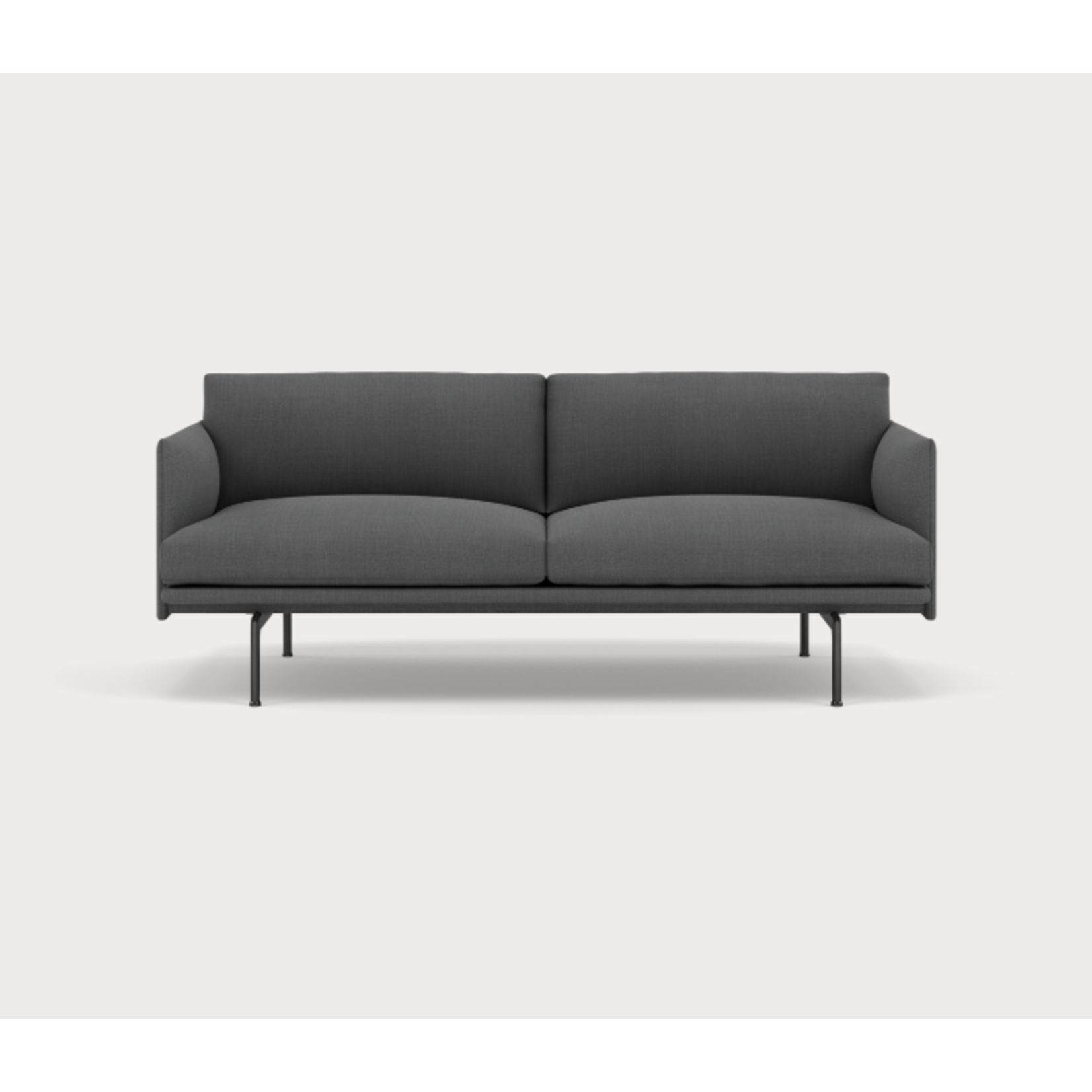 Muuto Muuto - Outline 2-zit - Remix163/black (showroom model)