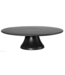 ASA ASA - Assiette à gâteaux - IRON - Faïence - Noir mat - 29cm