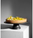 ASA ASA - Assiette à gâteaux - IRON - Faïence - Noir mat - 29cm