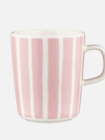 Marimekko Marimekko - Picollo - Mok - 25cl - Gestreept - Roze