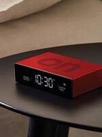 lexon Lexon - Flip - Premium - Omkeerbare LCD wekker - Rood
