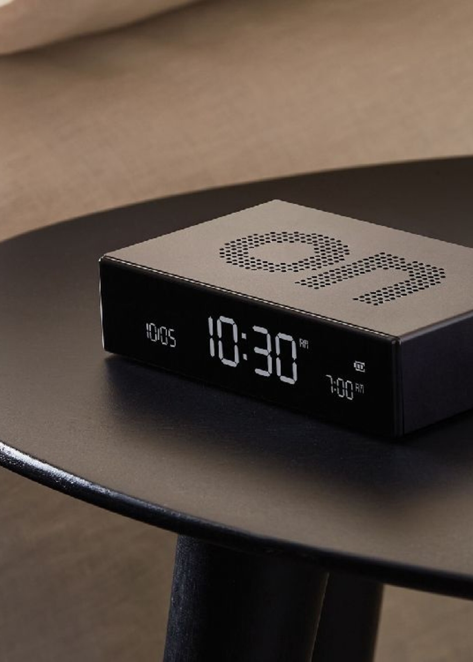 lexon Lexon - Flip - Premium - Réveil LCD réversible - Noir
