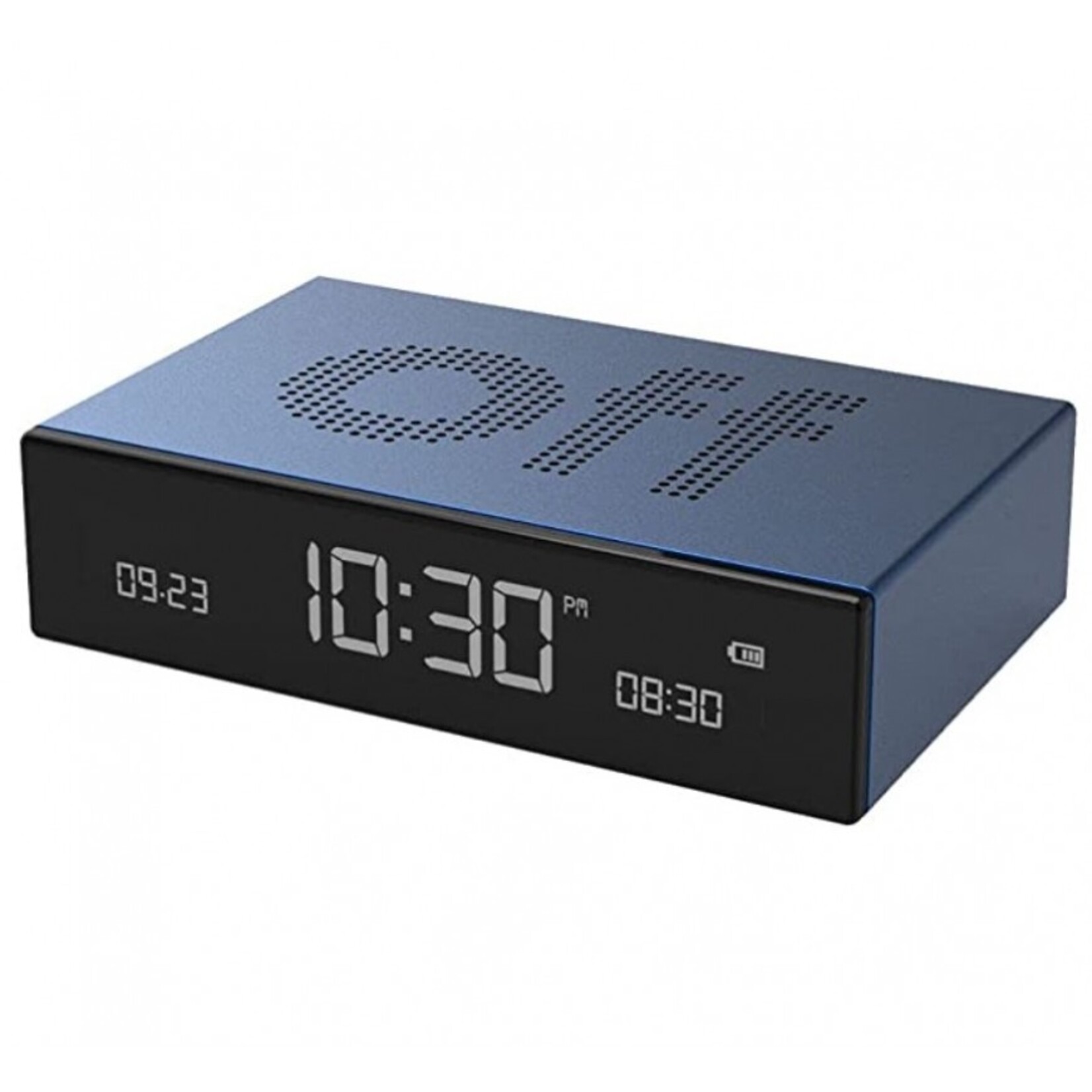 lexon Lexon - Flip - Premium - Omkeerbare LCD wekker - Donker Blauw