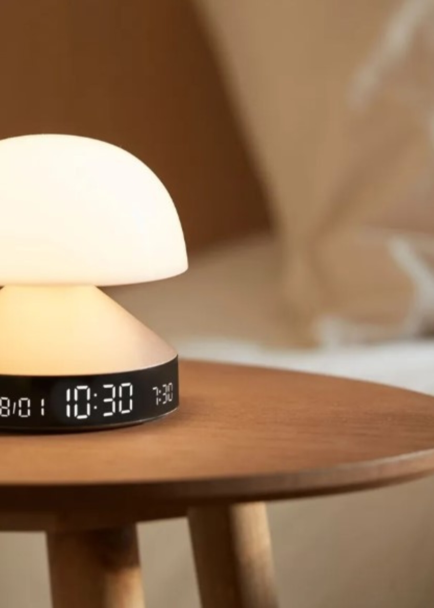 lexon Lexon - Mina - Sunrise - Wekker met zonsopgang licht - Licht Goud