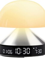 lexon Lexon - Mina - Sunrise - Wekker met zonsopgang licht - ALU/Zilver