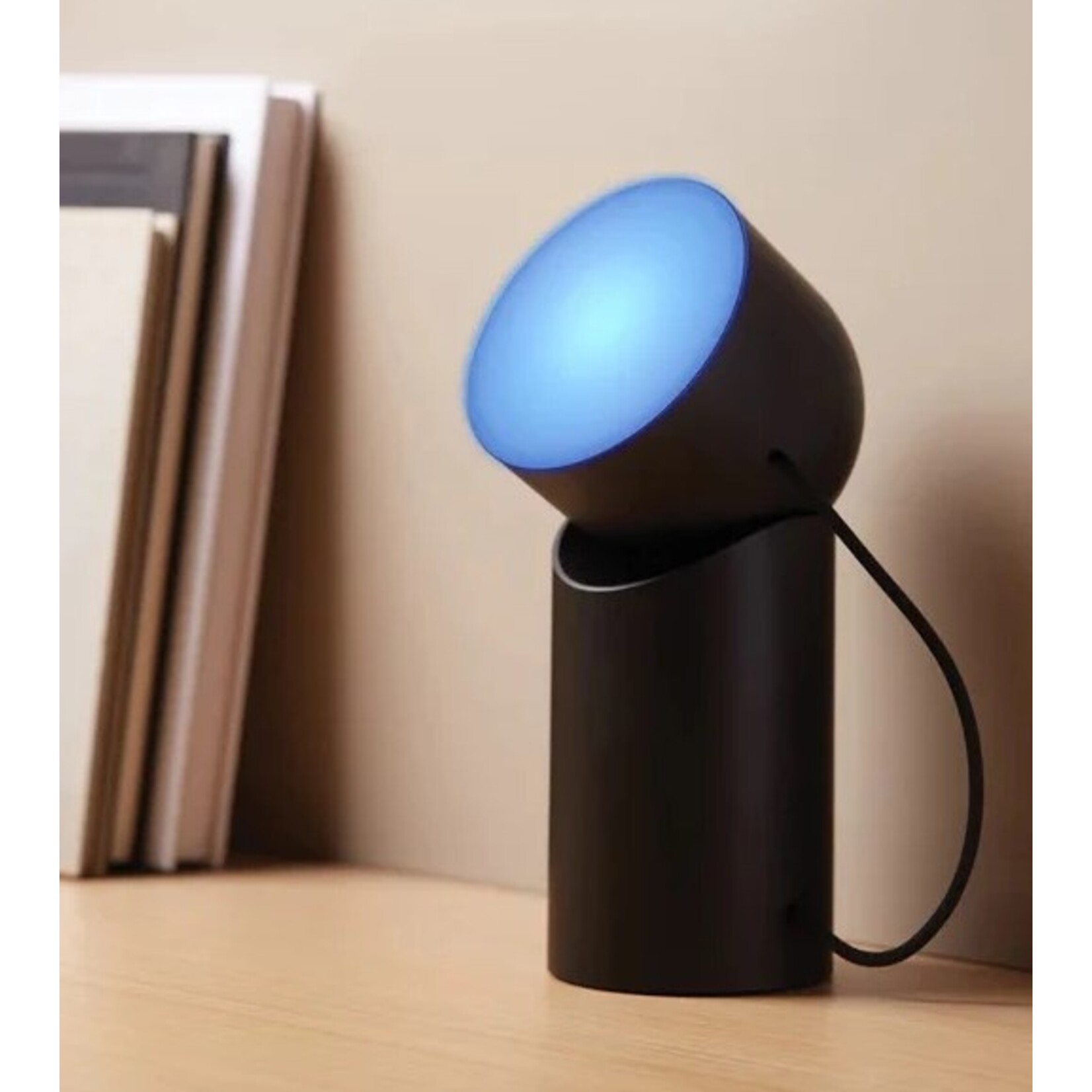 Lexon Lexon - ORBE - Draagbare LED-lamp met afneembare diffuser - Zwart