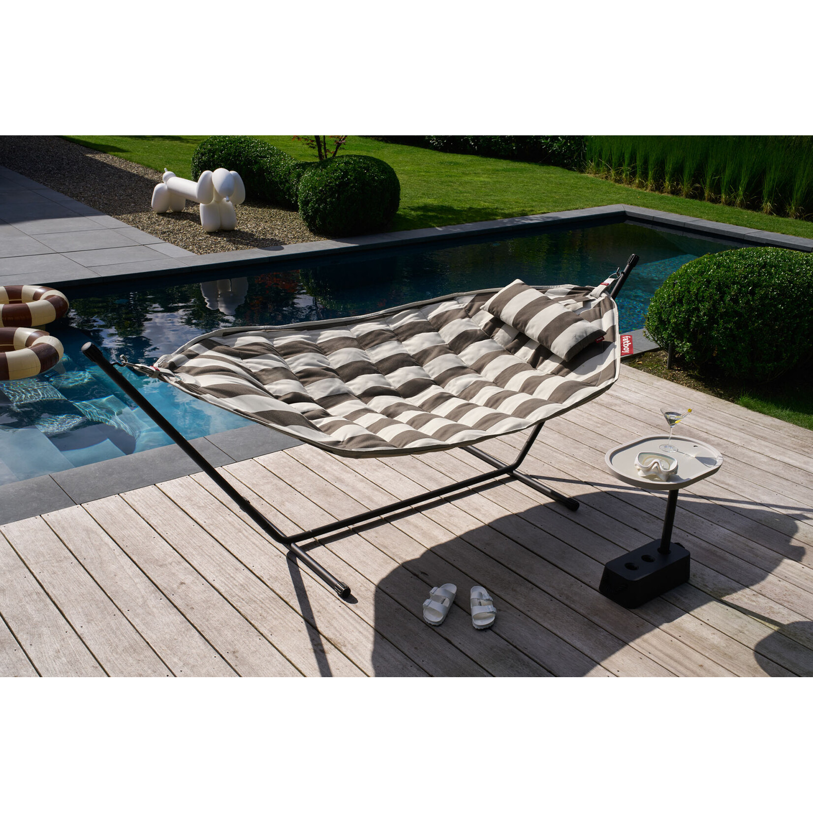 Fatboy Fatboy Headdemock Superb Hammock Stripe Cocoa