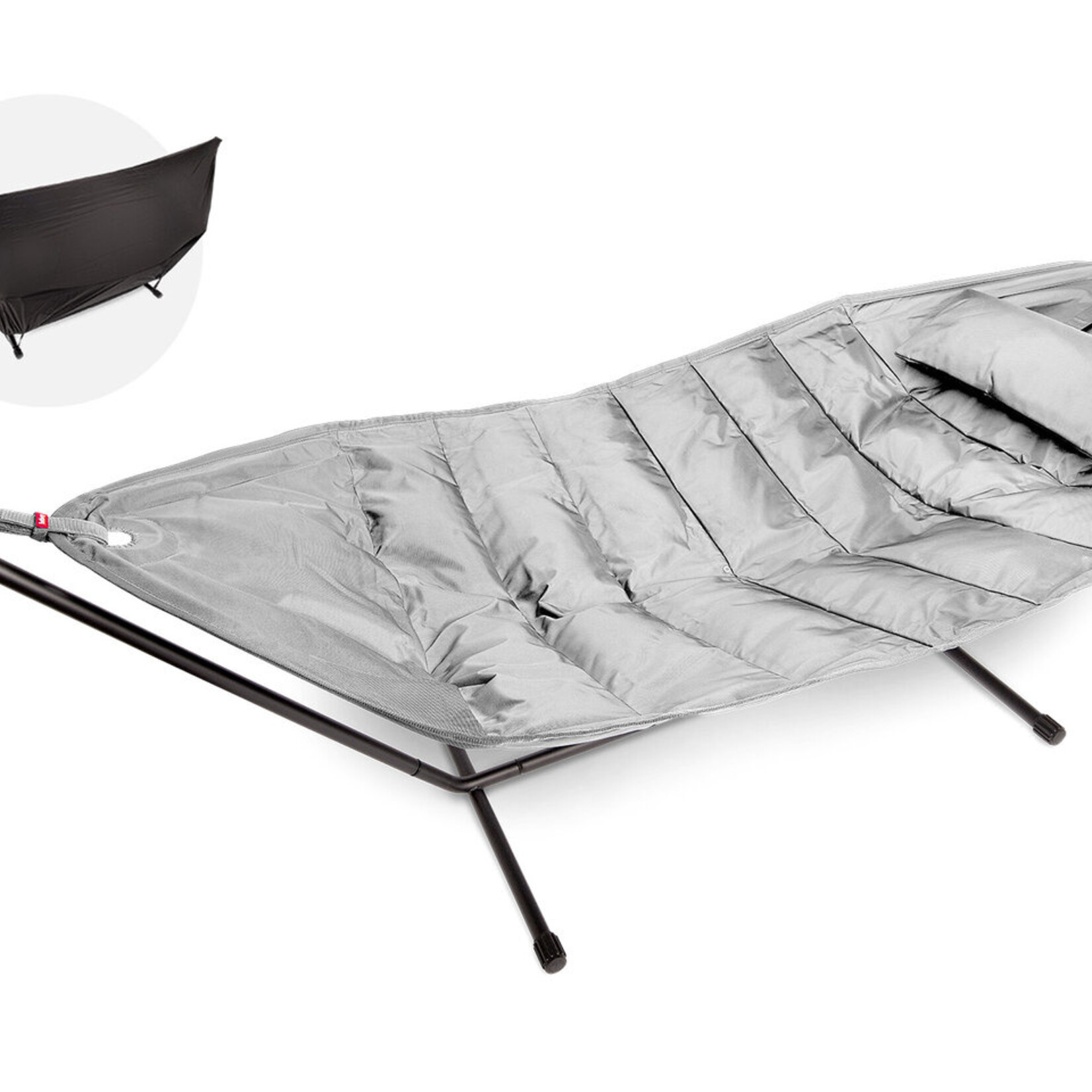 Fatboy Fatboy - Headdemock Deluxe + Rack zwart - Licht grijs