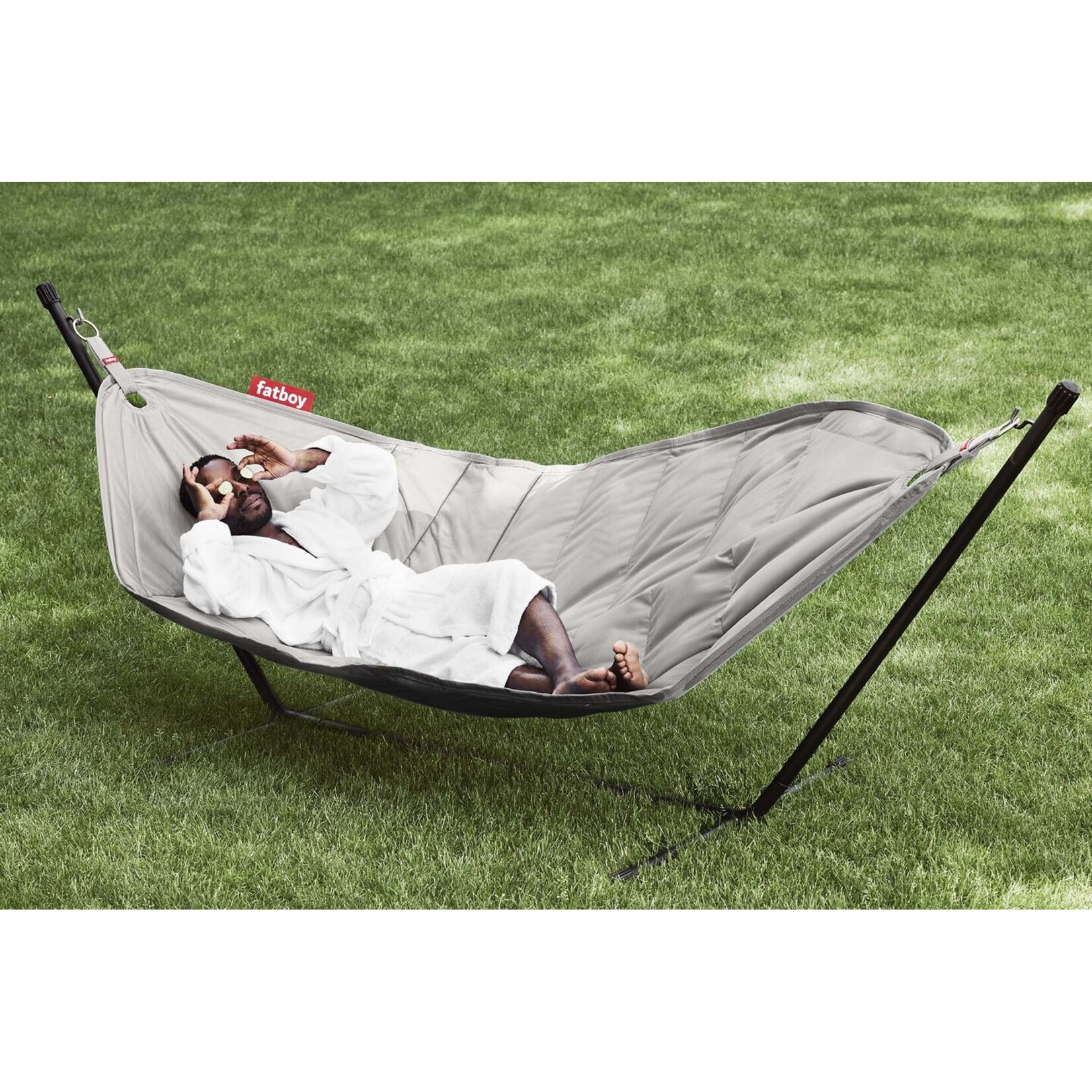 Fatboy Fatboy - Headdemock Deluxe + Rack noir - Gris clair