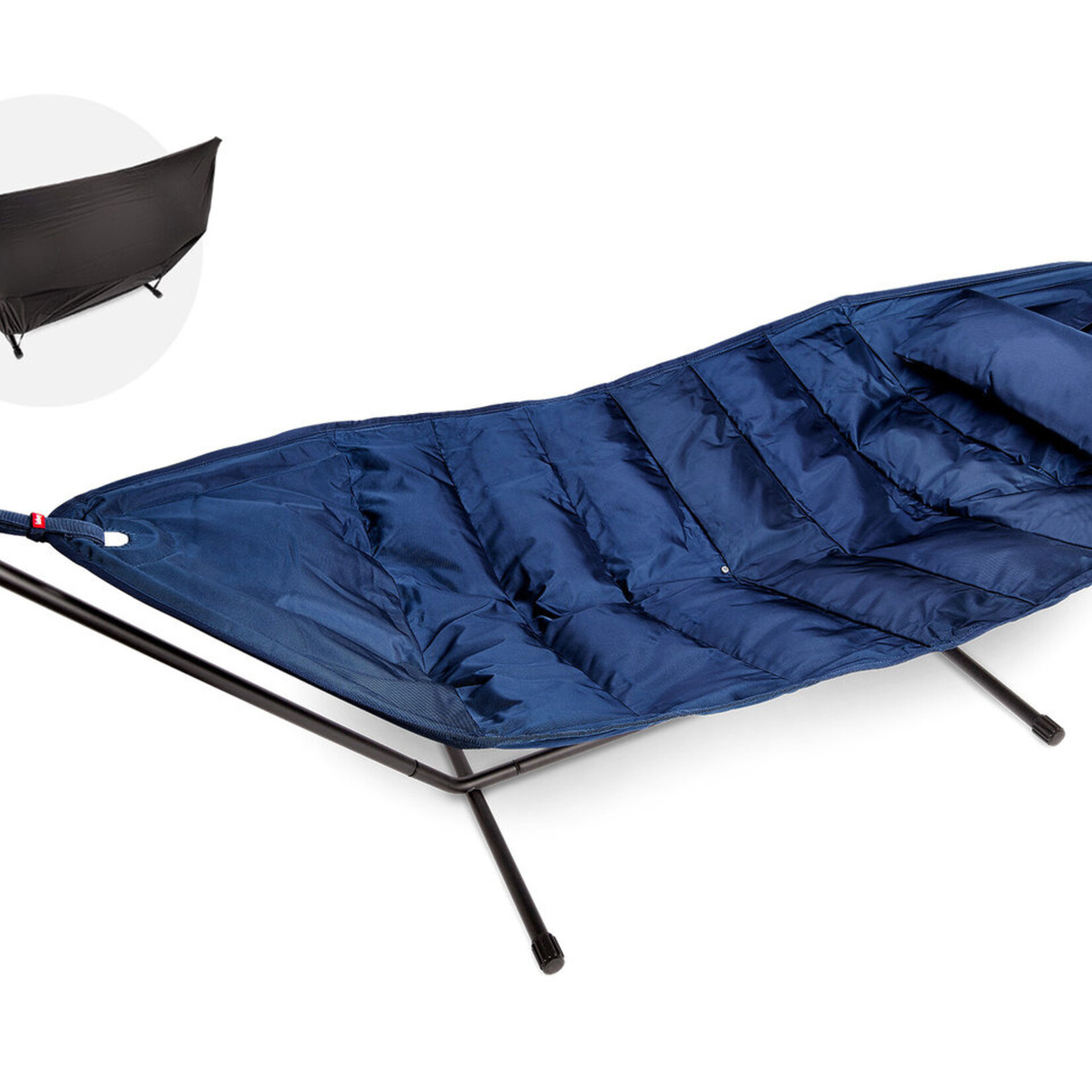 Fatboy Fatboy - Headdemock Deluxe + Rack noir - Bleu foncé