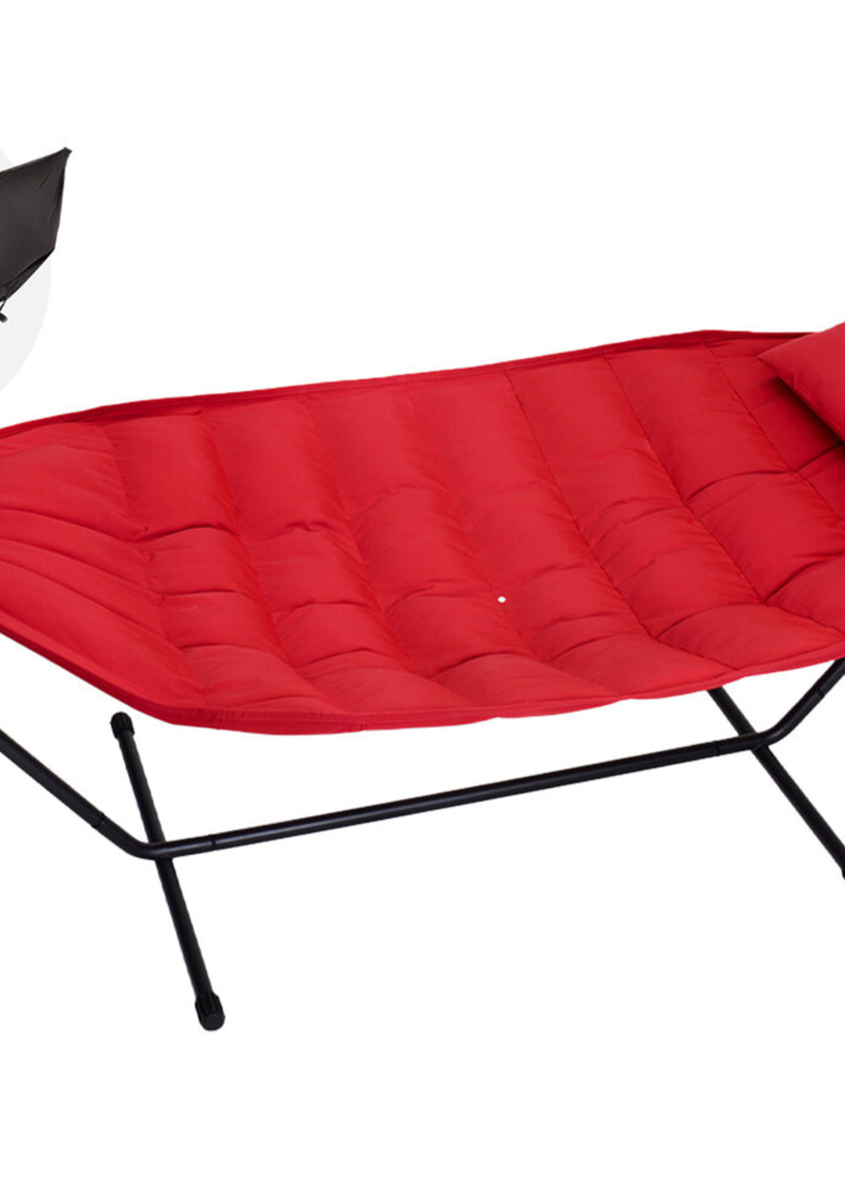 Fatboy Fatboy Headdemock Hamac de luxe Superb rouge avec coussin et housse de protection