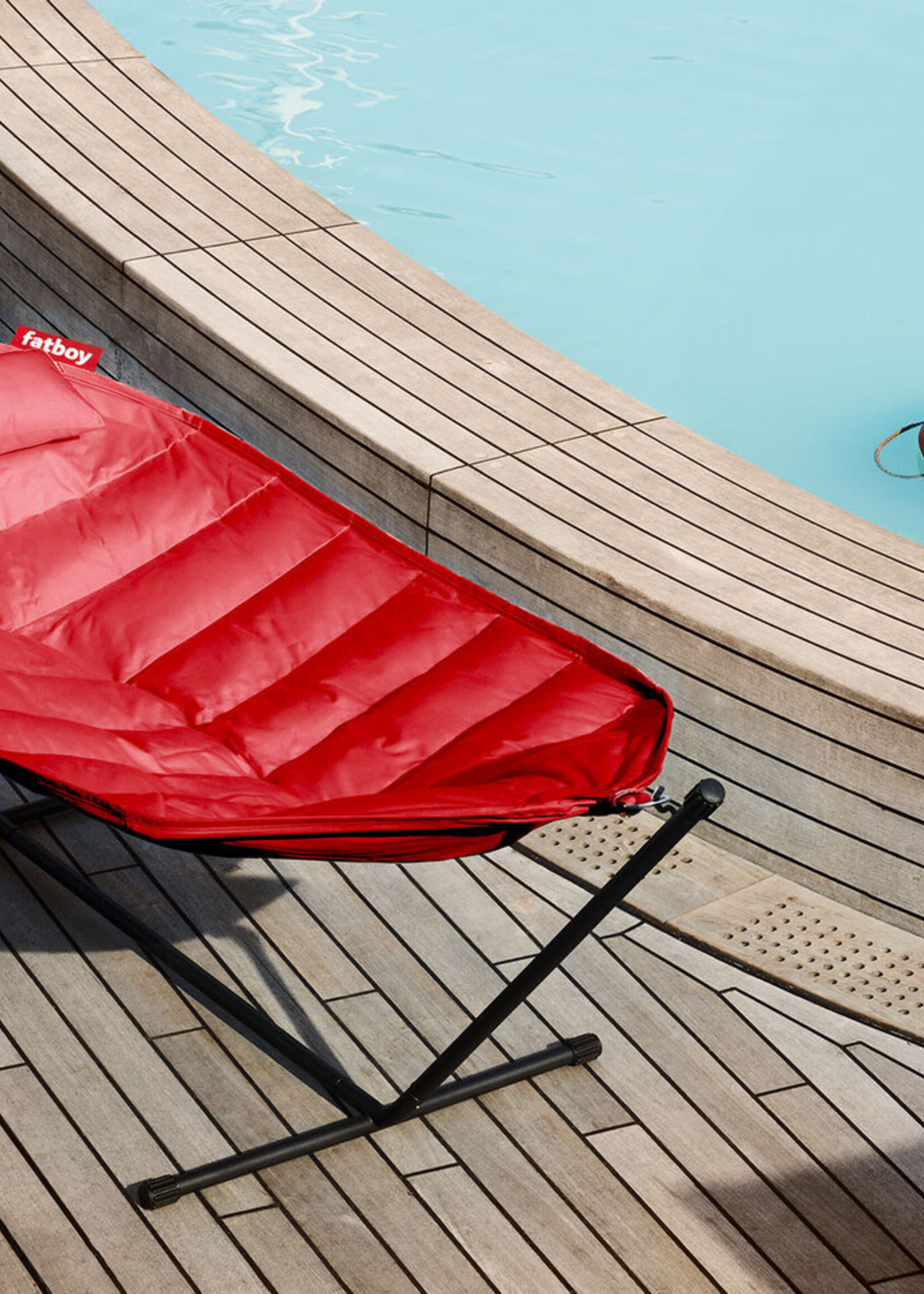 Fatboy Fatboy Headdemock Hamac de luxe Superb rouge avec coussin et housse de protection