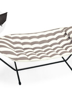 Fatboy Fatboy Headdemock Hamac de luxe Superb Rayure cacao avec coussin et housse de protection