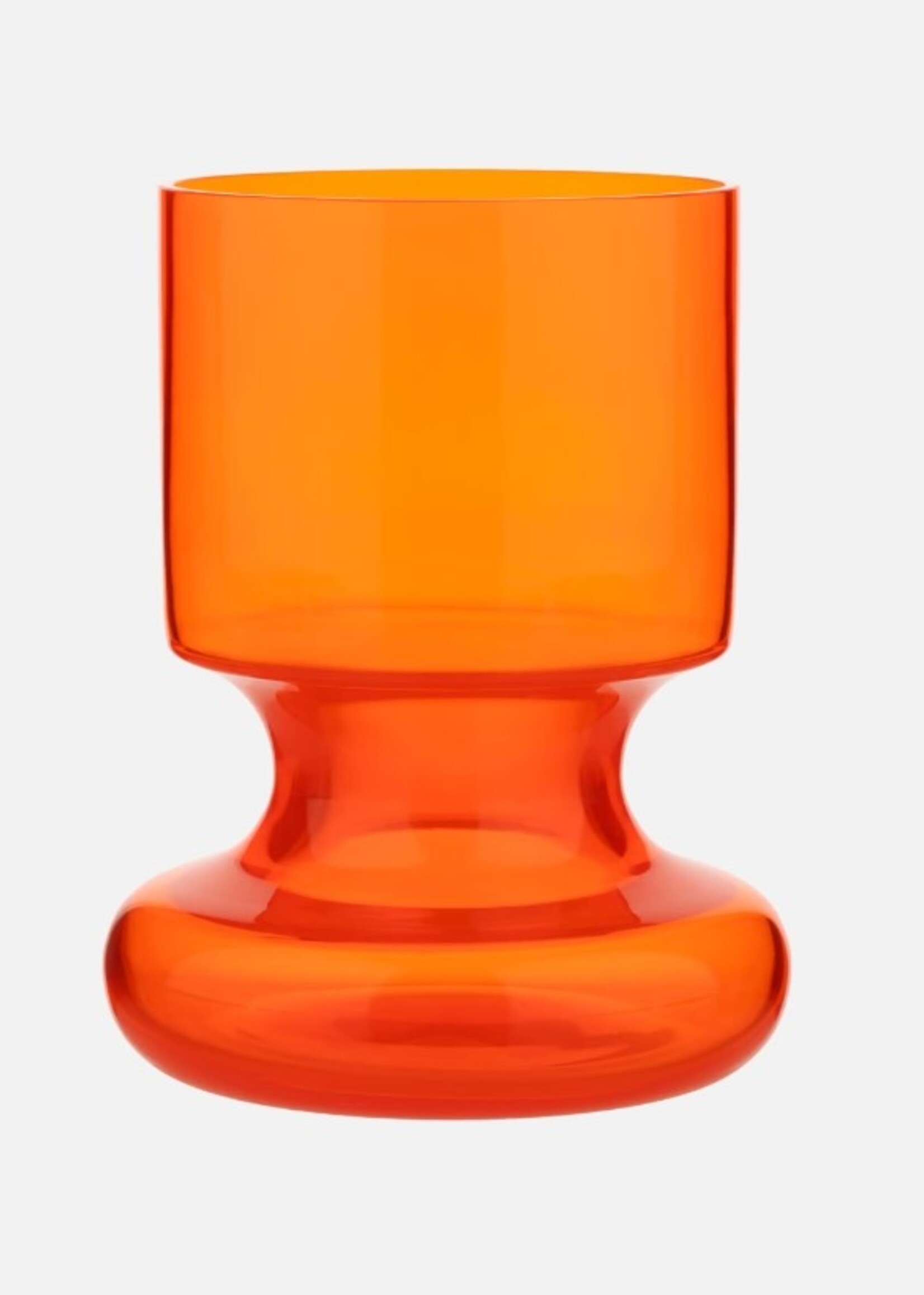 Marimekko Marimekko - POKAALI - Vaas - Glas - 15,5 cm - Oranje