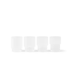 Ferm Living Ferm Living - Verres Ripple - set of 4 - Frosted
