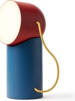 Lexon Lexon - ORBE - Lampe LED portable avec diffuseur amovible - Rouge/bleu canard