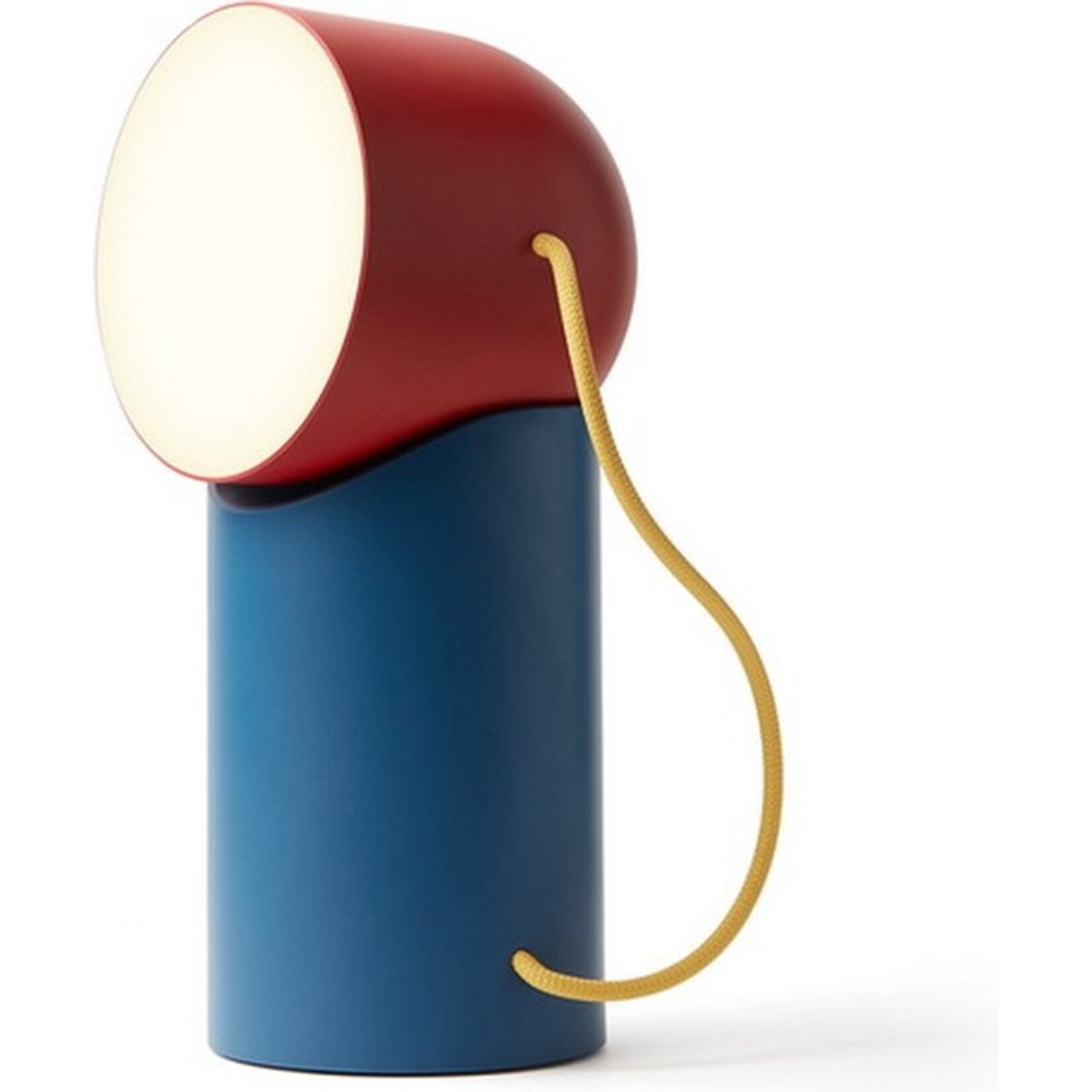 Lexon Lexon - ORBE - Draagbare LED-lamp met afneembare diffuser - Eend rood/blauw