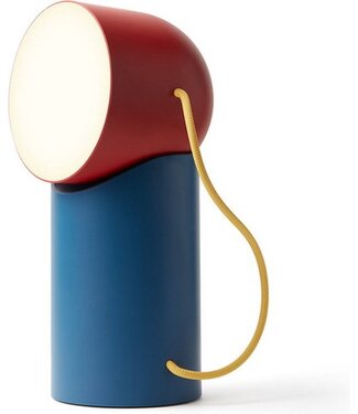 Lexon Lexon - ORBE - Draagbare LED-lamp met afneembare diffuser - Eend rood/blauw