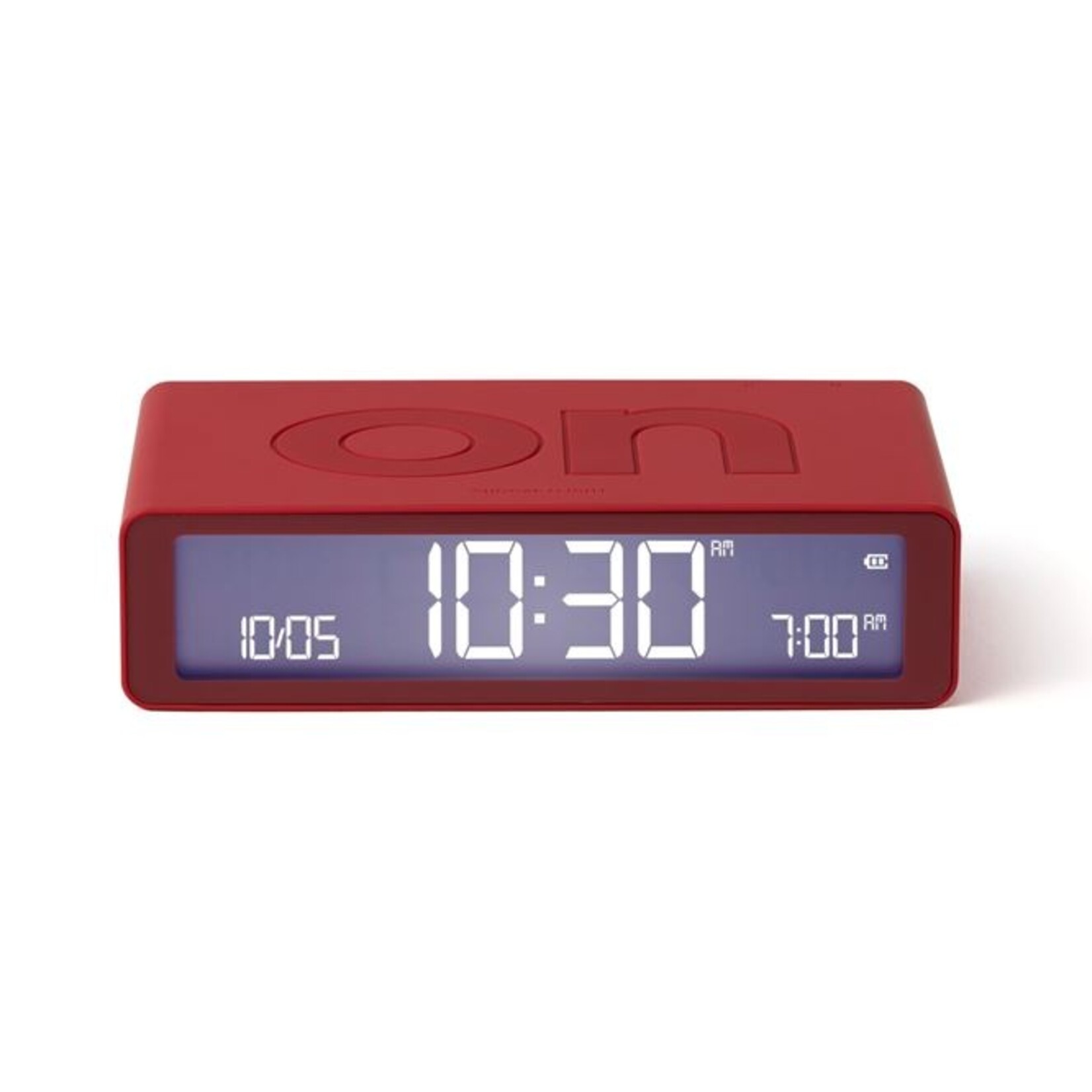 Lexon Lexon - Flip - Classic - Omkeerbare LCD wekker -Rood