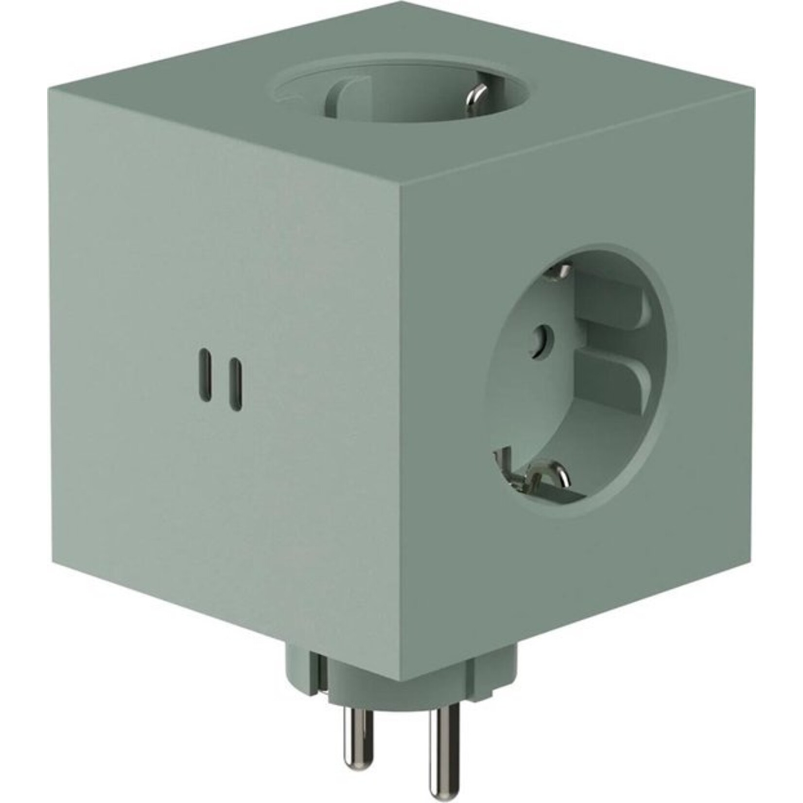 AVOLT AVOLT - Square 2 - Adapter - 30W - Dual USBC - Oak Green - Groen