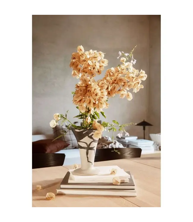 Ferm Living Ferm Living - Vase à fleurs - Sable/noir