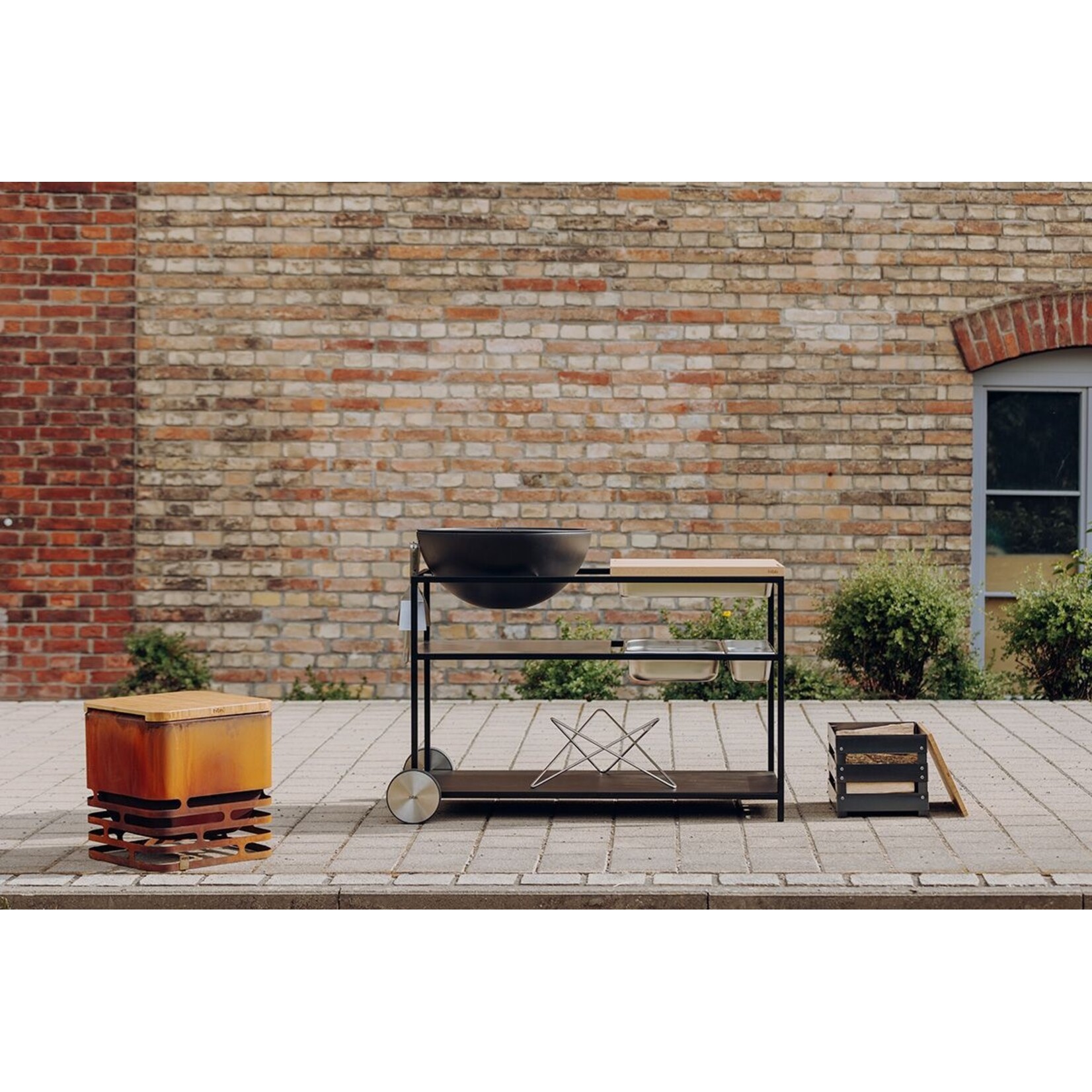 Höfats Höfats - Fire Kitchen - Bol 57 Plancha BBQ - réglé bas*