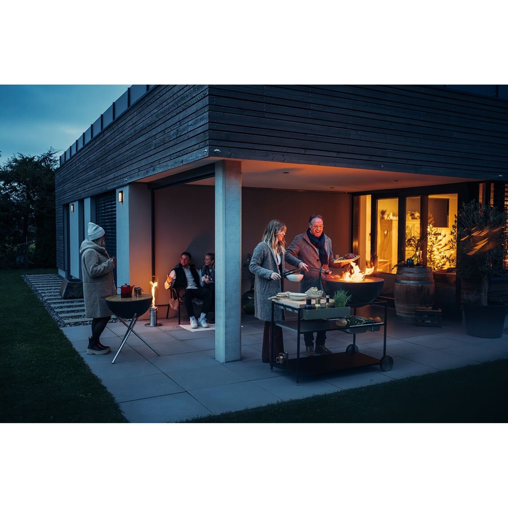 Höfats Höfats - Fire Kitchen - Bowl 70 Plancha BBQ  - set laag*