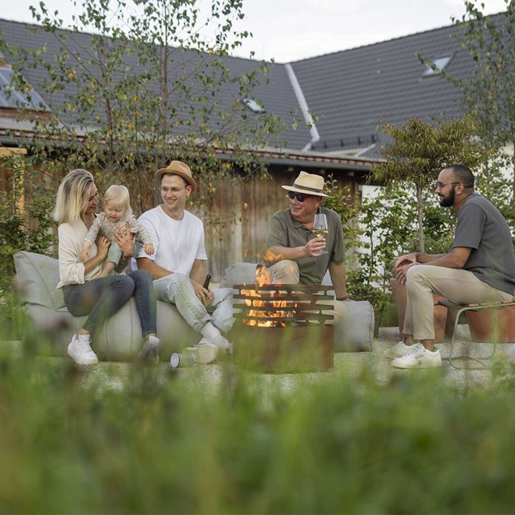 Höfats Höfats - Cube - Vuurkorf - Corton staal