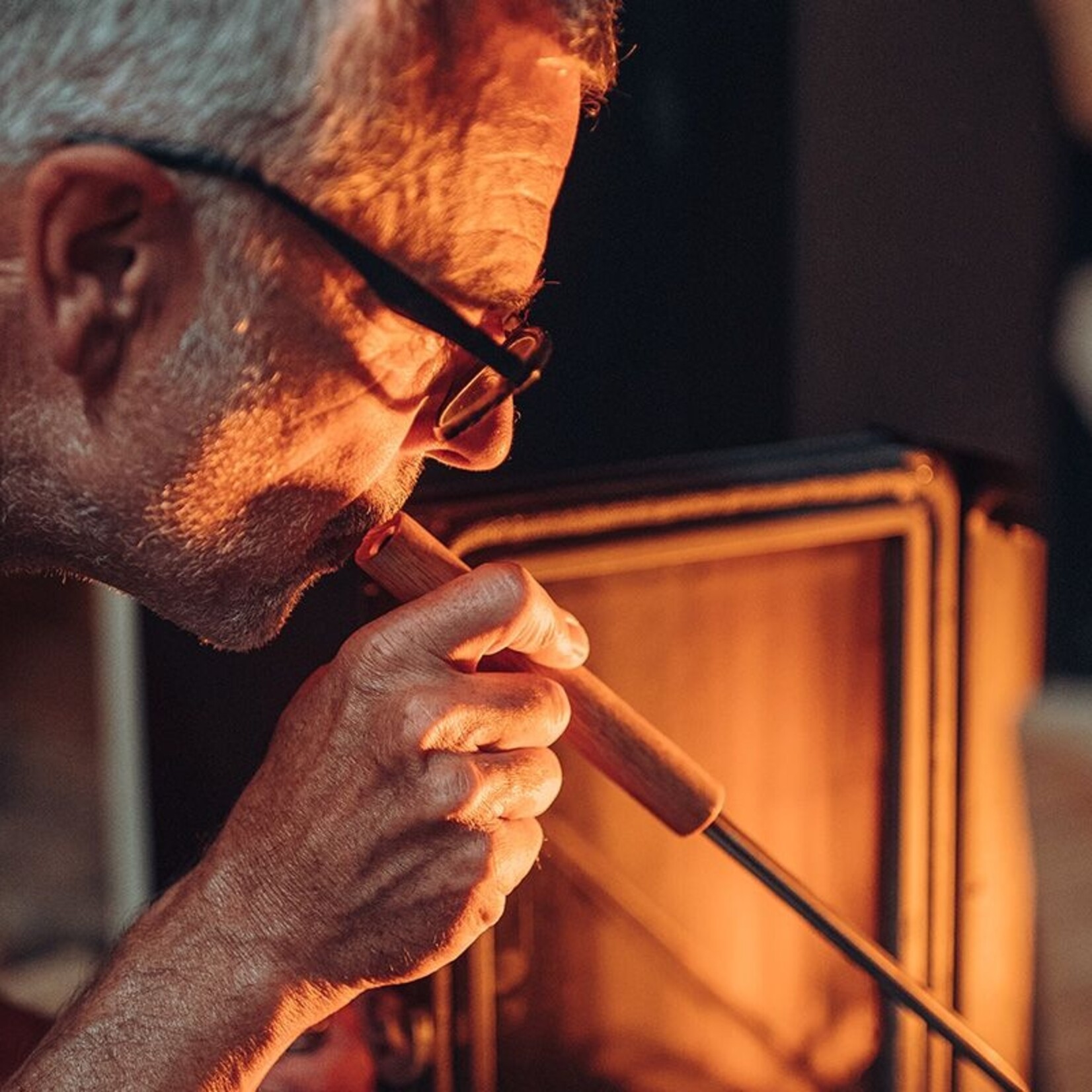 Höfats Höfats - Poker met vlamblazer op roestvrijstalen voet