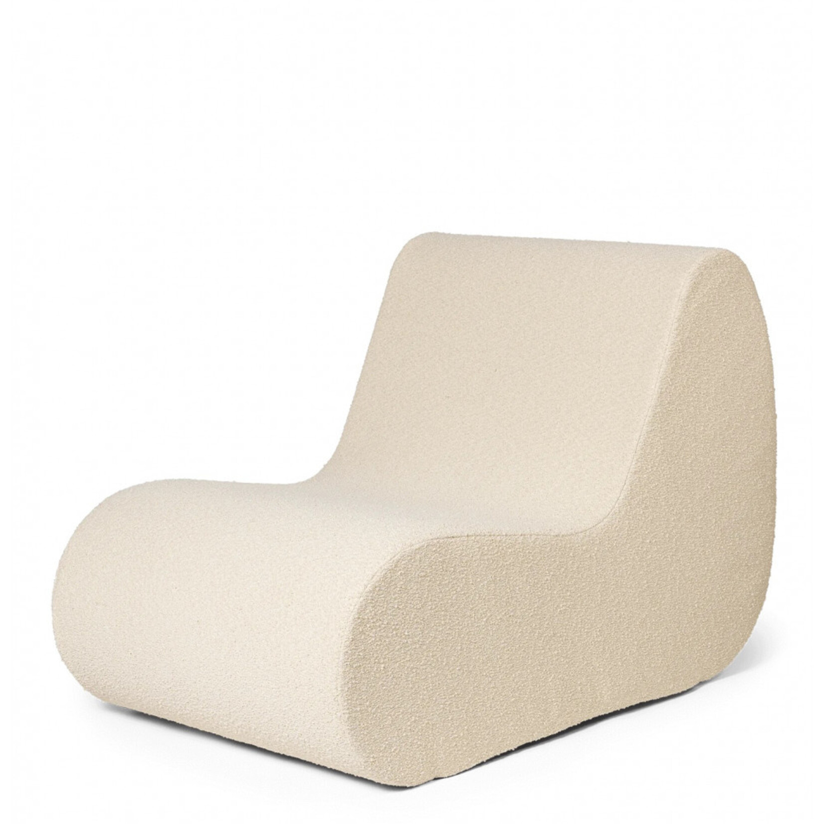 Ferm Living Rouli Center Module Pure Bouclé - Off-white