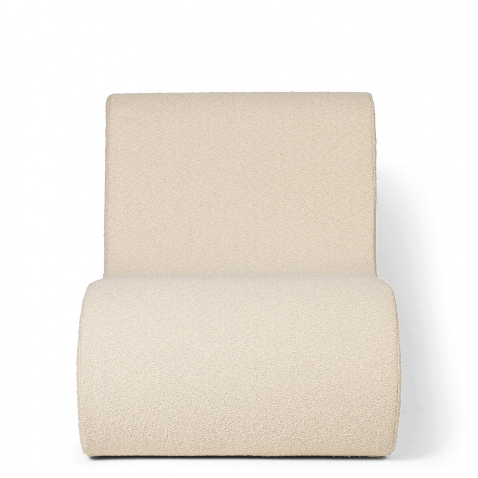 Ferm Living Rouli Center Module Pure Bouclé - Off-white