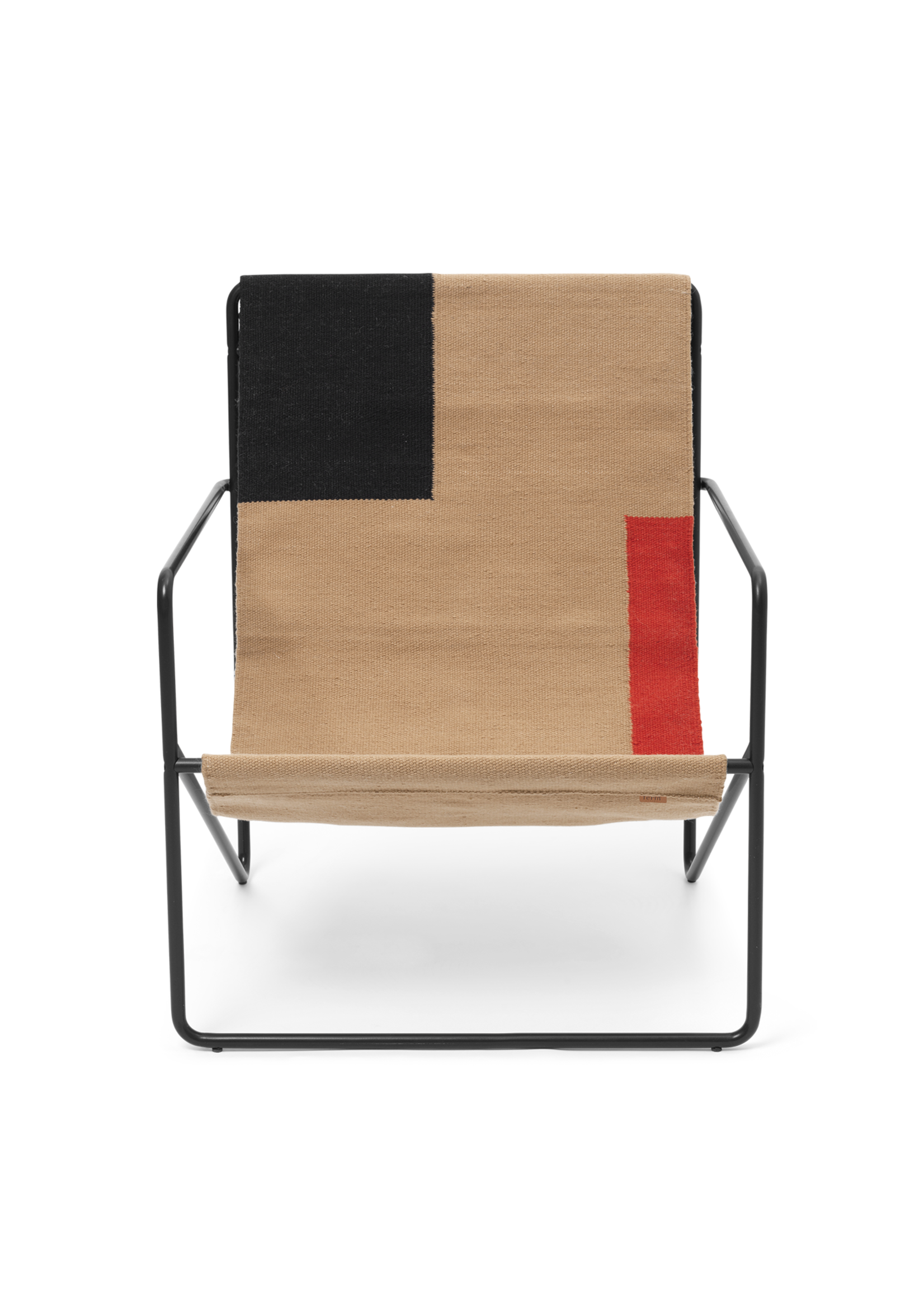 Ferm Living Desert Chaise longue - Noir/Block