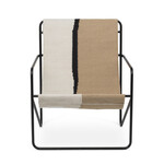 Ferm Living Desert Chaise longue - Noir/Soil