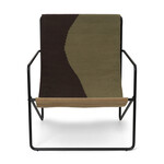 Ferm Living Desert Chaise longue - Noir/Dune