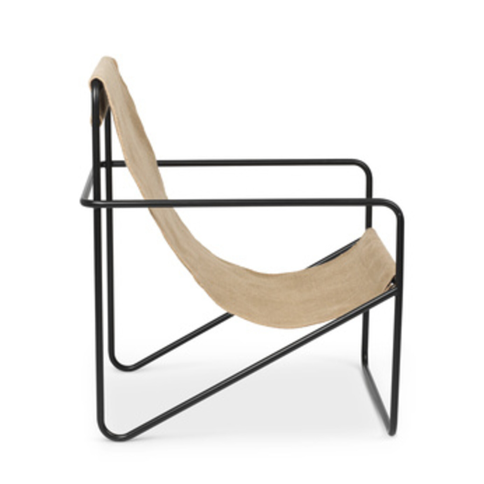 Ferm Living Desert Chaise longue - Noir/Sable