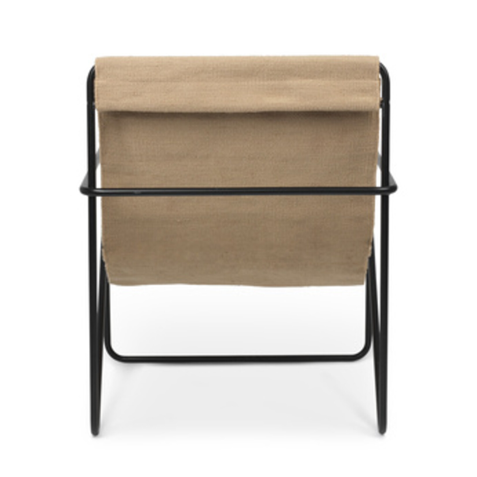 Ferm Living Desert Loungestoel - Zwart/Sand