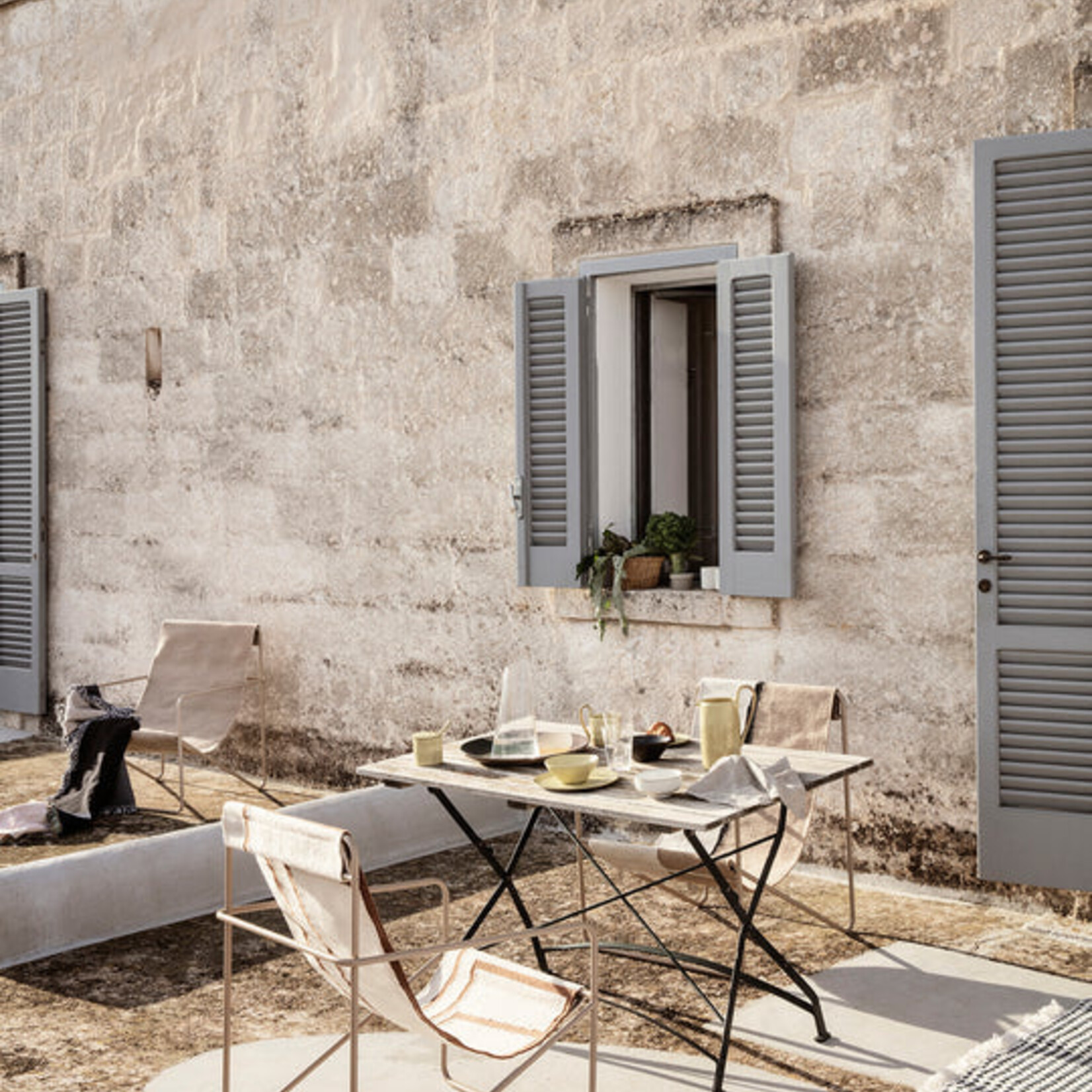 Ferm Living Desert Chaise longue - Cachemire/Soil