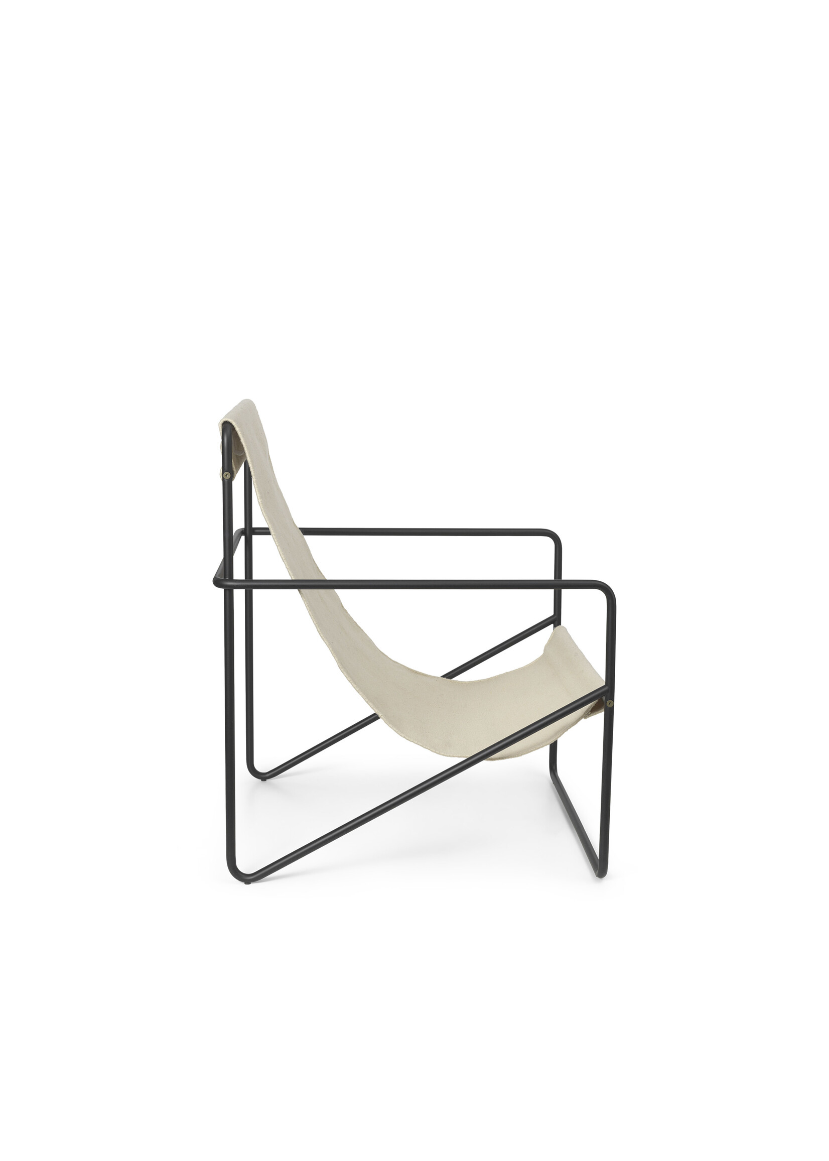 Ferm Living Desert Chaise longue - Noir/Nuage
