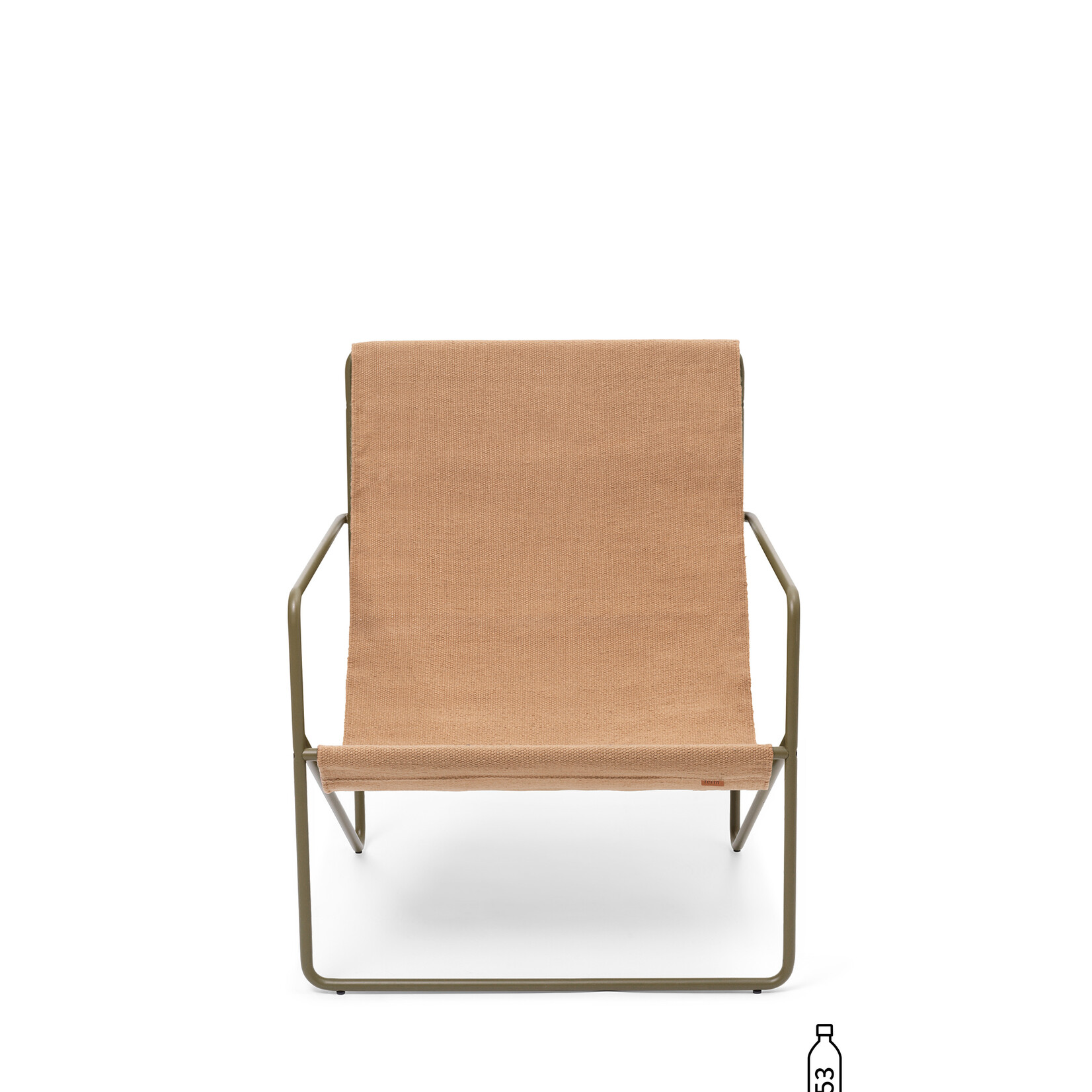 Ferm Living Desert Loungestoel - Olijf/Zand