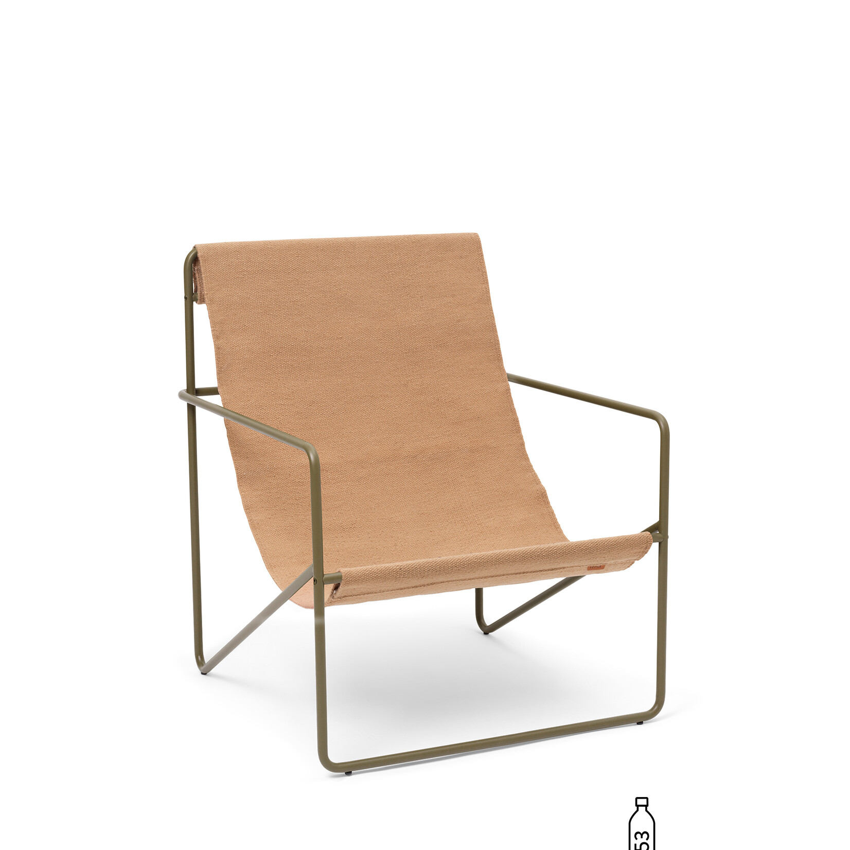 Ferm Living Desert Chaise longue - Olive/Sable
