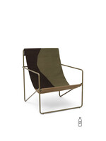 Ferm Living Desert Chaise longue - Olive/Dune