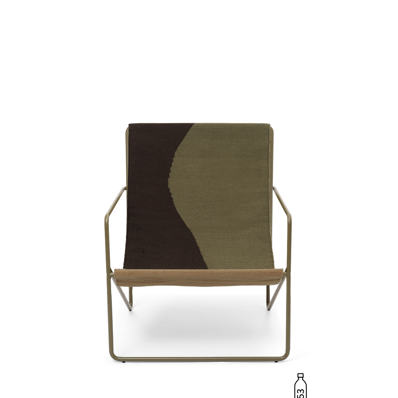 Ferm Living Desert Chaise longue - Olive/Dune